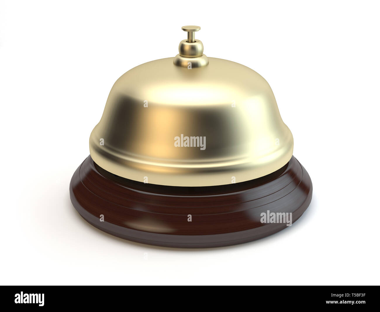 Rezeption Bell, 3D-Darstellung Stockfoto