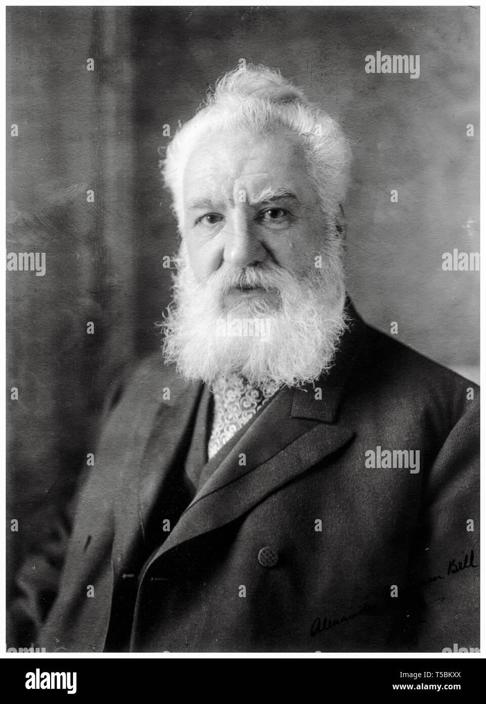 Alexander Graham Bell (1847-1922), Porträt, C. 1850, Harris & Ewing Stockfoto