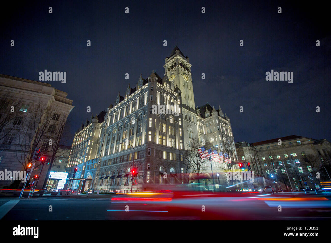 Trump International Hotel ich Washington. Stockfoto