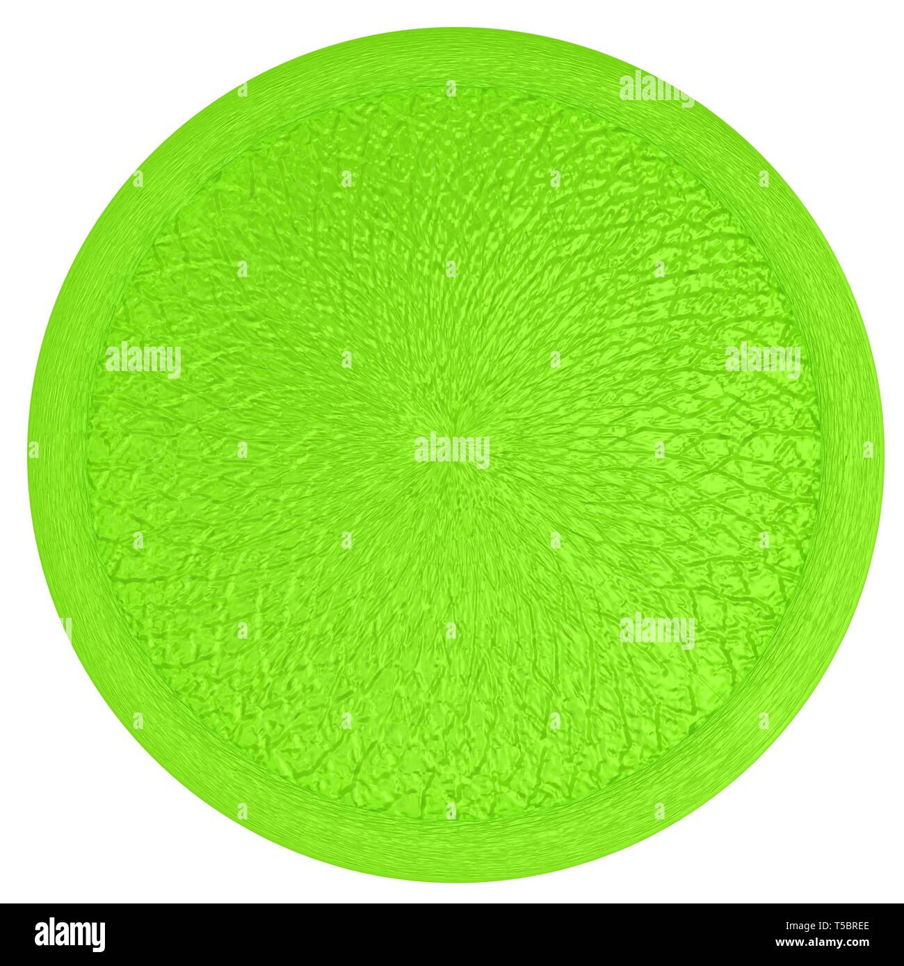 Schaltfläche mit Leder Textur Stockfoto