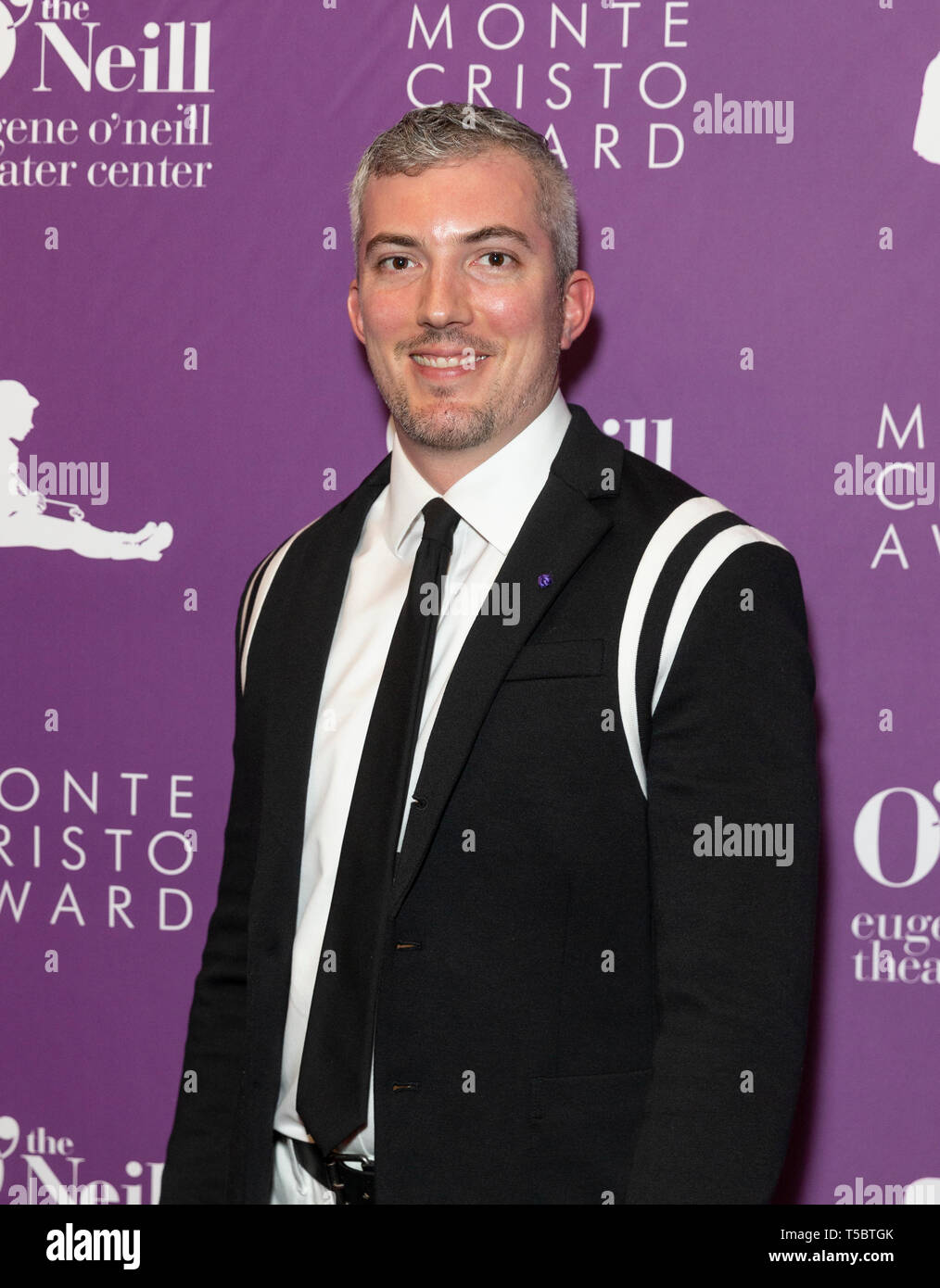 New York, Vereinigte Staaten. 22 Apr, 2019. Preston Whiteway nimmt Eugene O'Neill Theater Center Honors John Logan mit 19. jährlichen Monte Cristo Award bei Edison Ballsaal Credit: Lev Radin/Pacific Press/Alamy leben Nachrichten Stockfoto