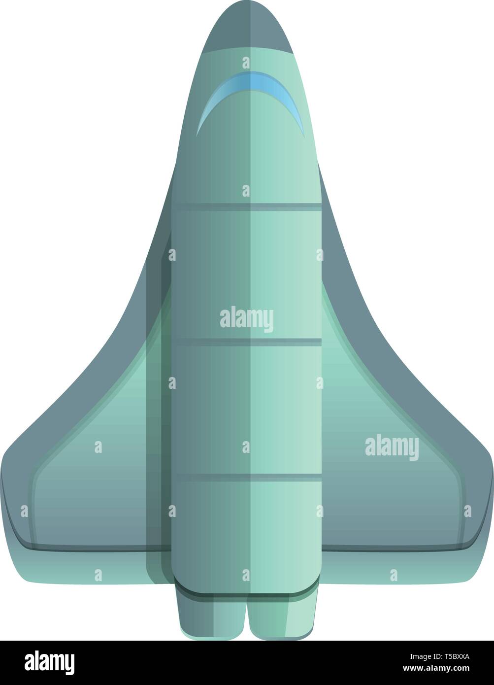 Amerikanische Raumschiff Symbol. Cartoon des amerikanischen Raumschiff vektor Symbol für Web Design auf weißem Hintergrund Stock Vektor