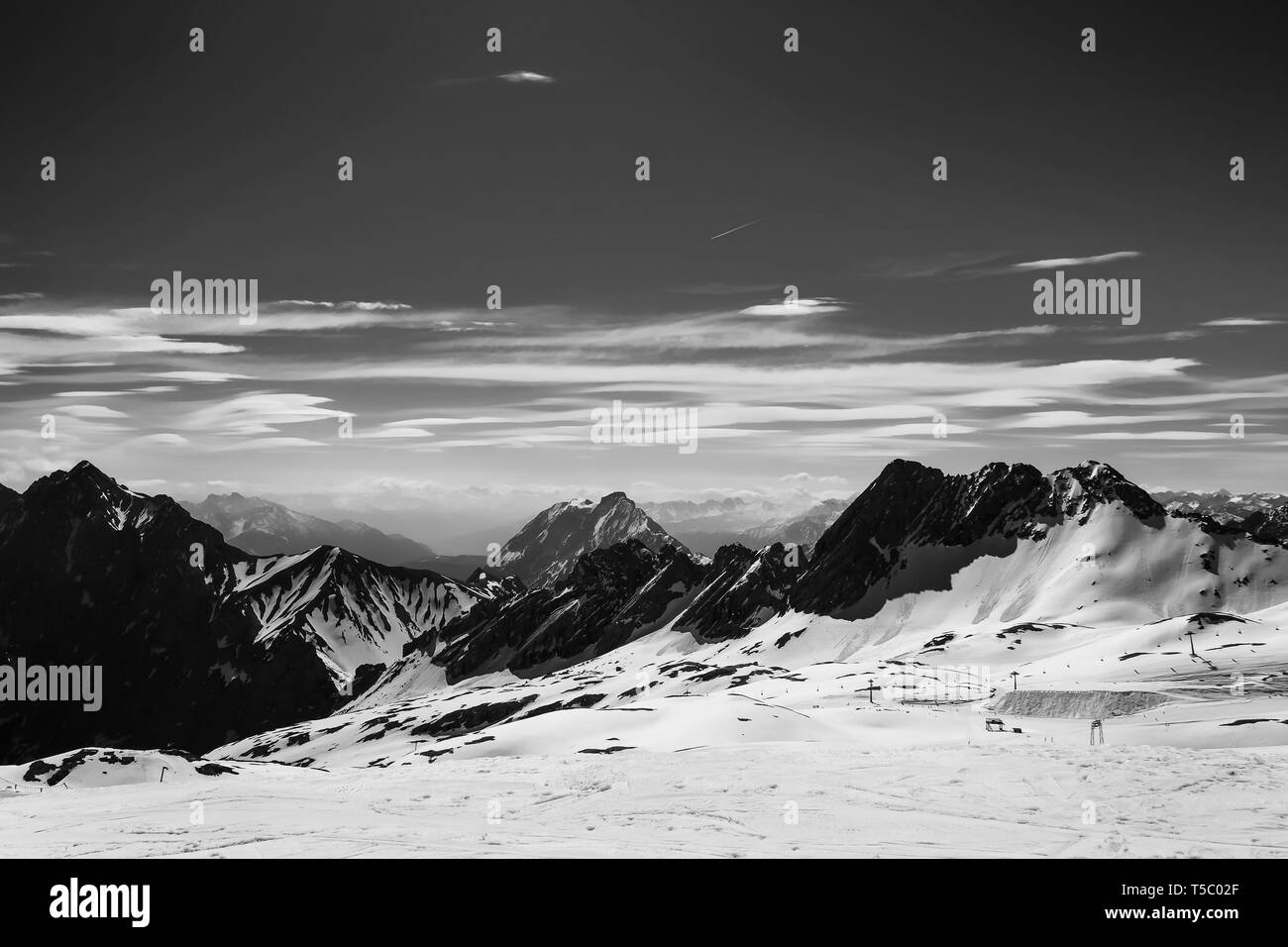 Deutsche Alpen Stockfoto