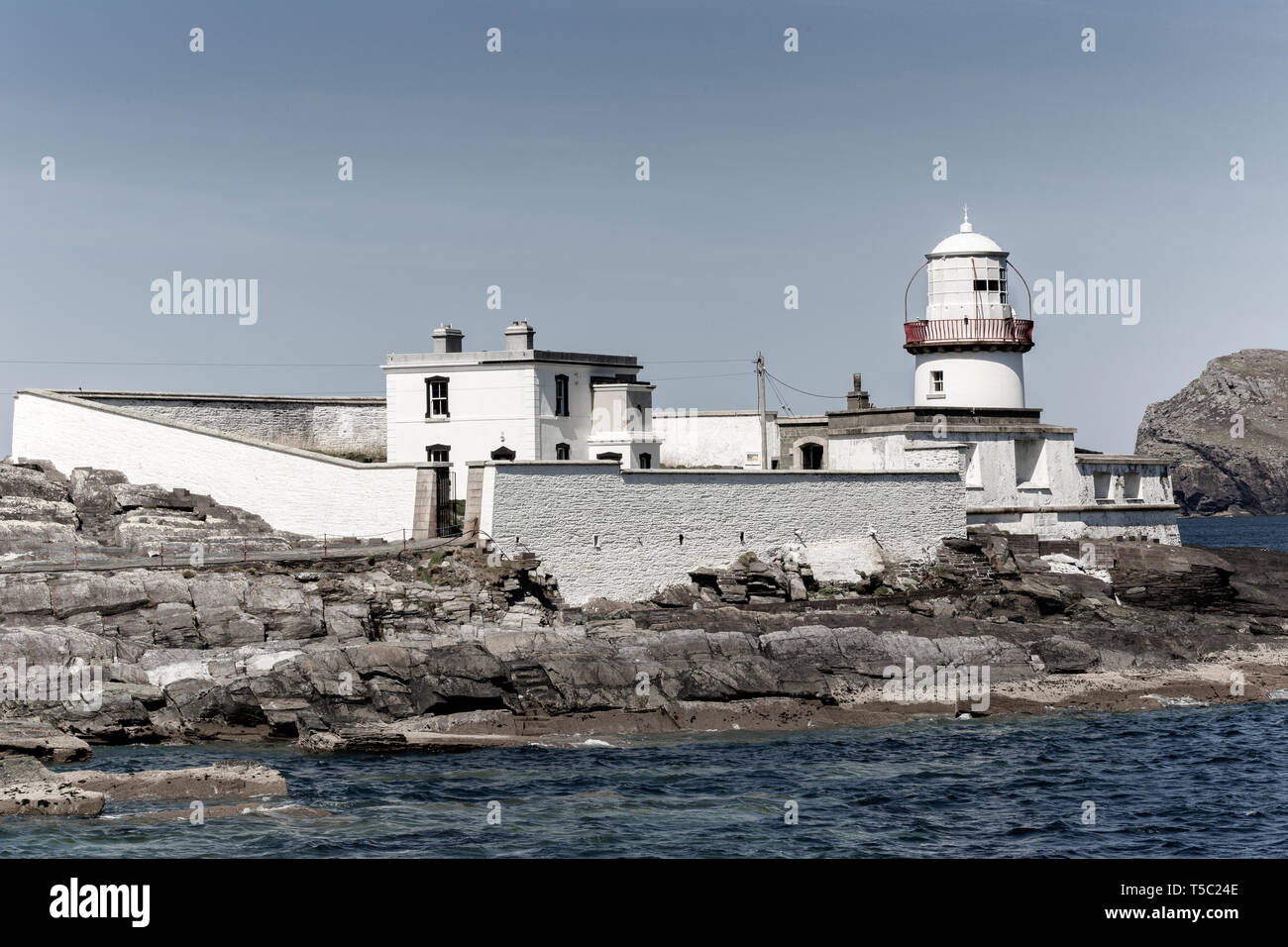 Valentia Island Lighthouse, Cromwell, Valentia Island, County Kerry, Irland Stockfoto