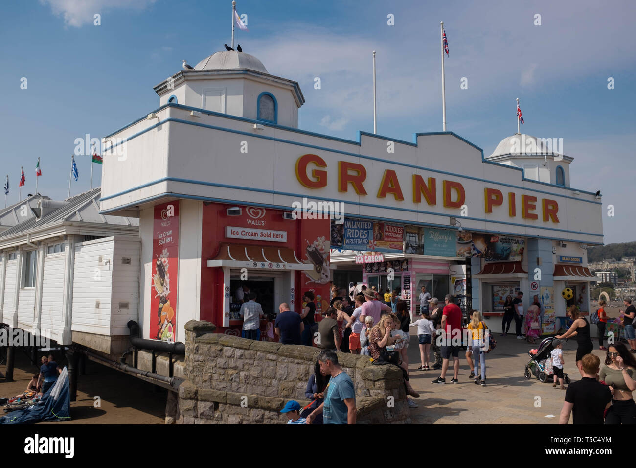 Weston Super Mare, Grand Pier Stockfoto