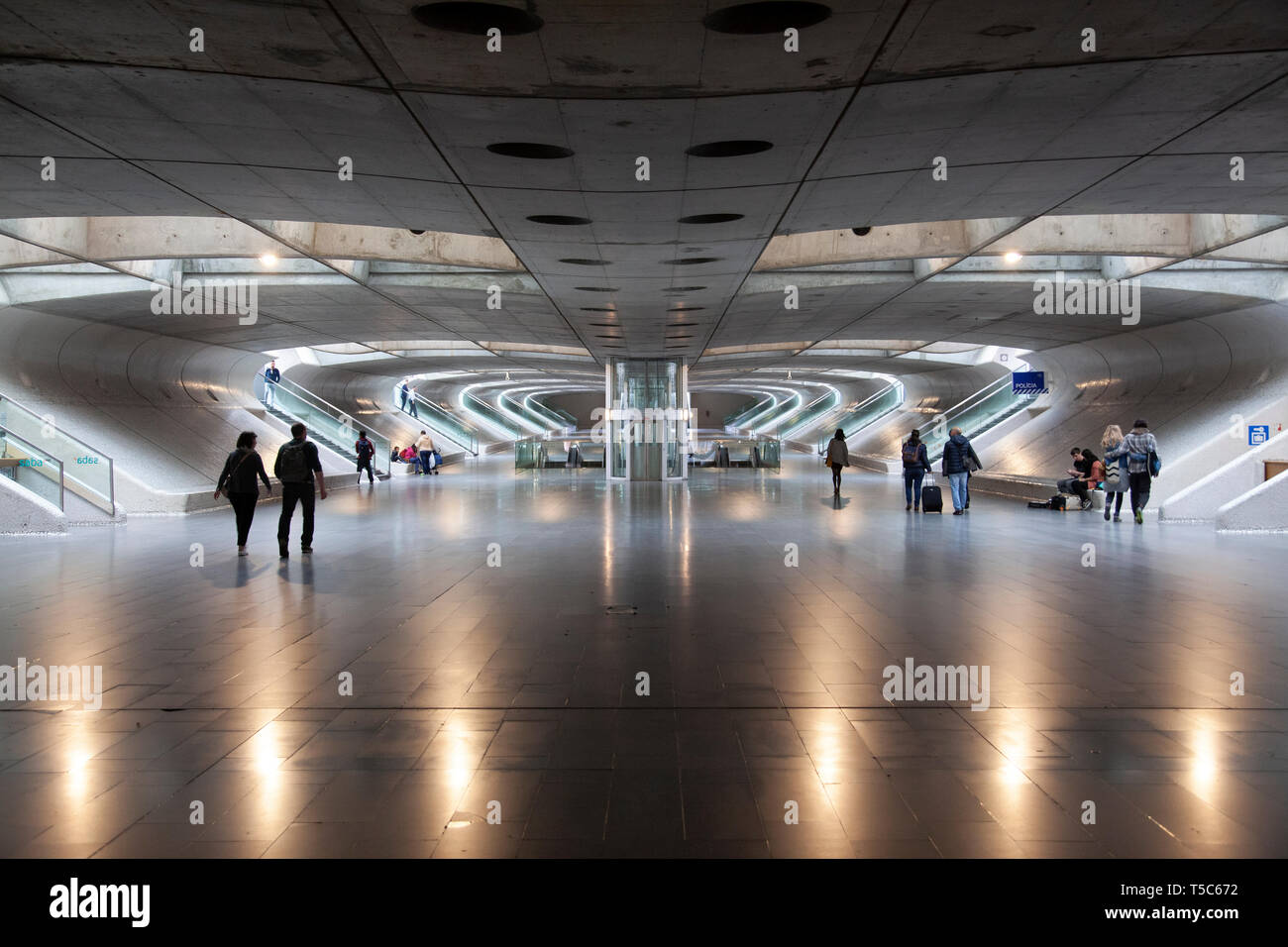 Oriente Metro im Parque das Nações in Lissabon, Portugal Stockfoto