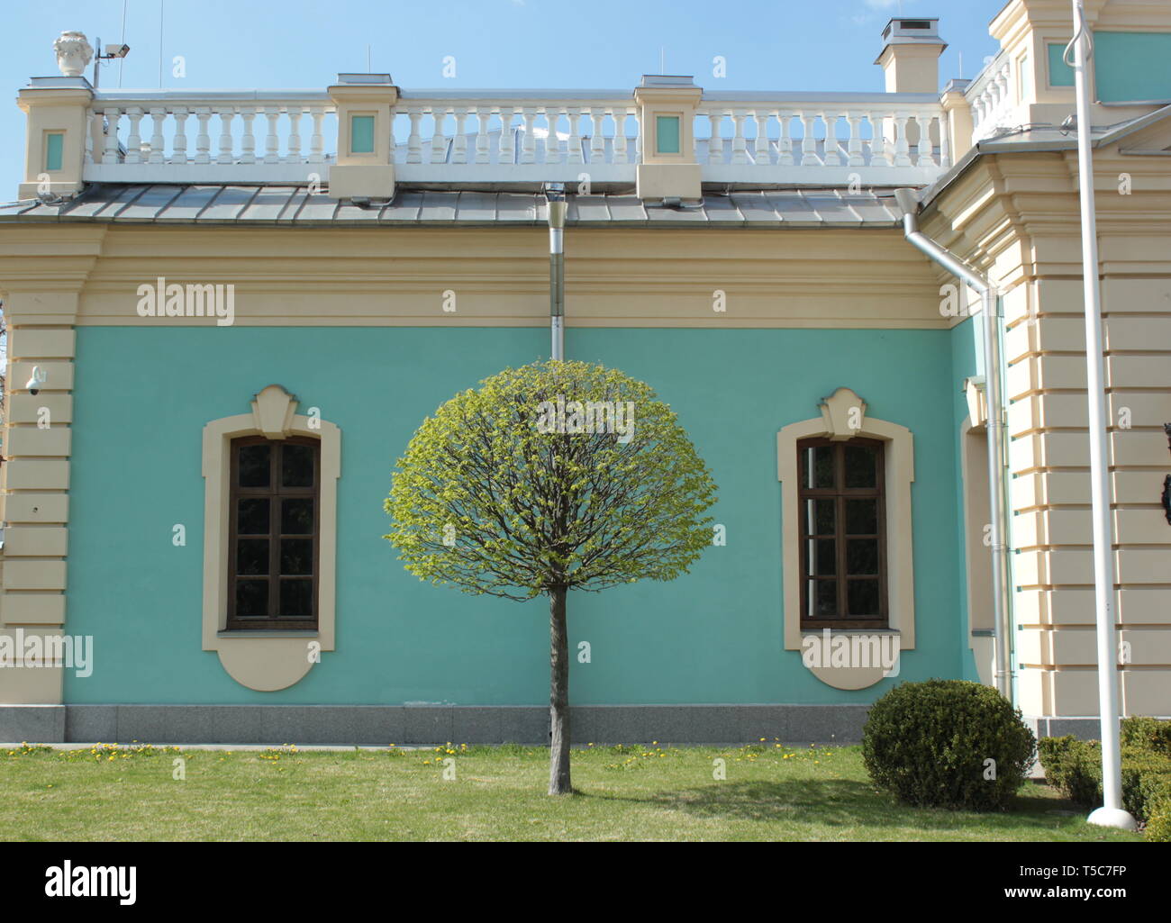 Fassade und Symmetrie Stockfoto