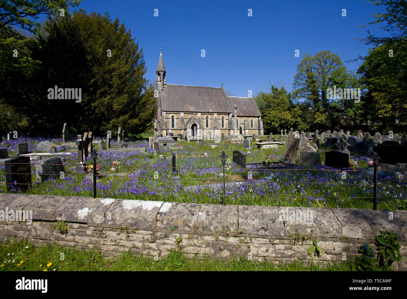 St Teilo's Church bei Merhyr Mawr. South Wales.DE Stockfoto