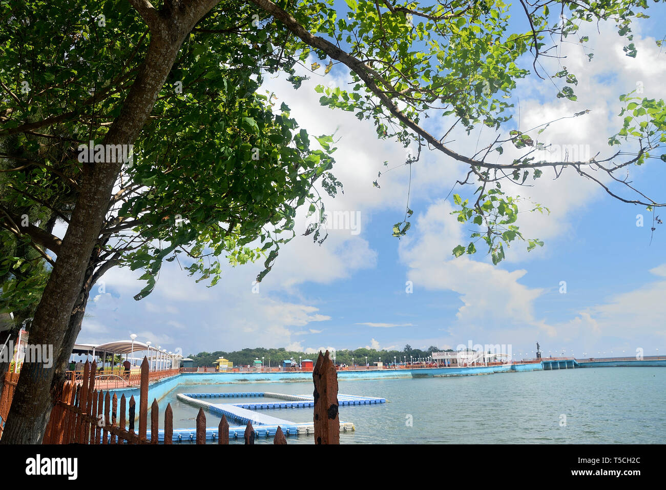 Erstaunliche Andaman Inseln über der Bucht von Bengalen Stockfoto