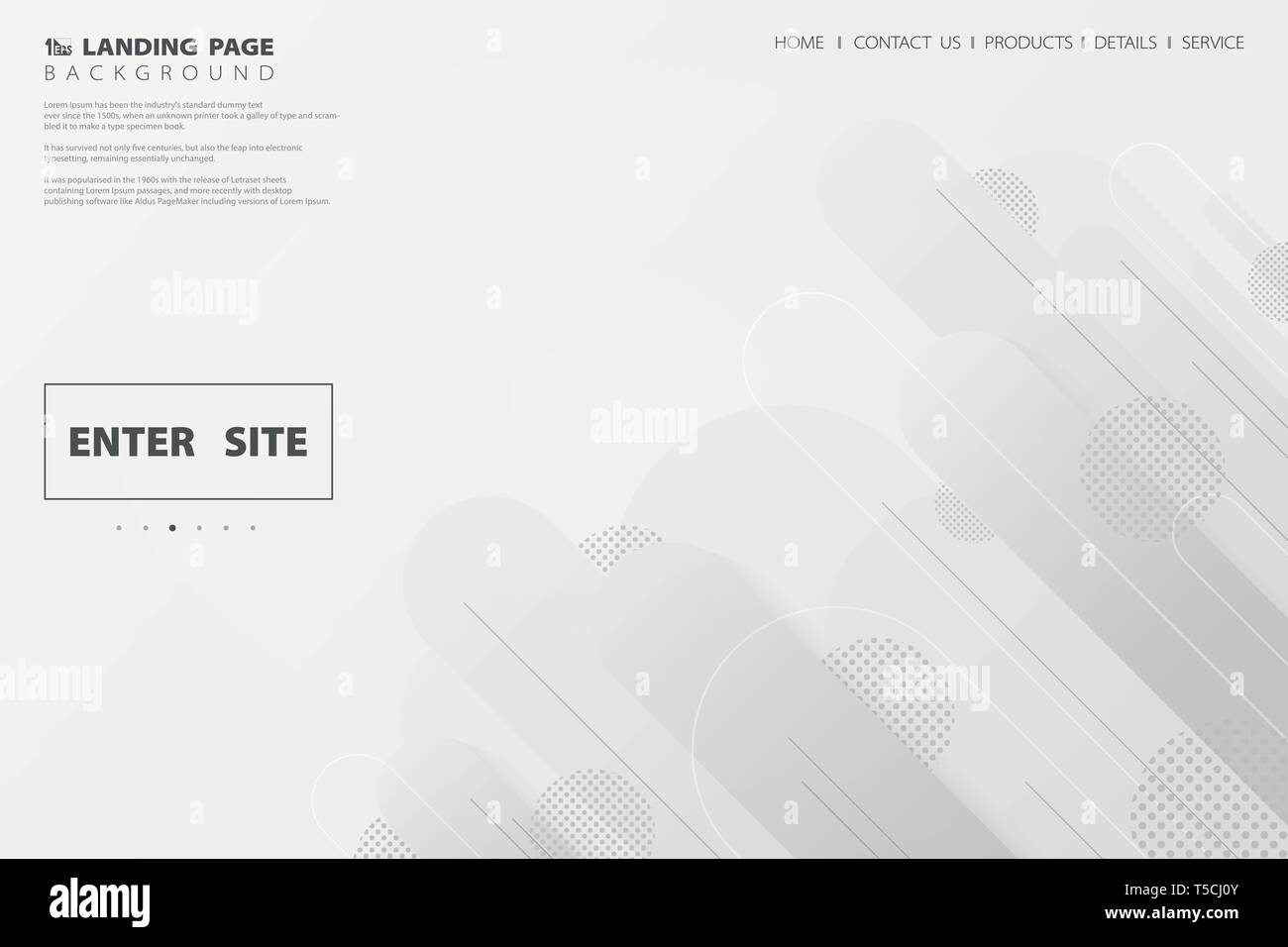 Abstrakte moderne Streifen line Web Landing Page layout Hintergrund. Sie Webseite, Poster verwenden können, Präsentation. illustration Vector EPS 10. Stock Vektor