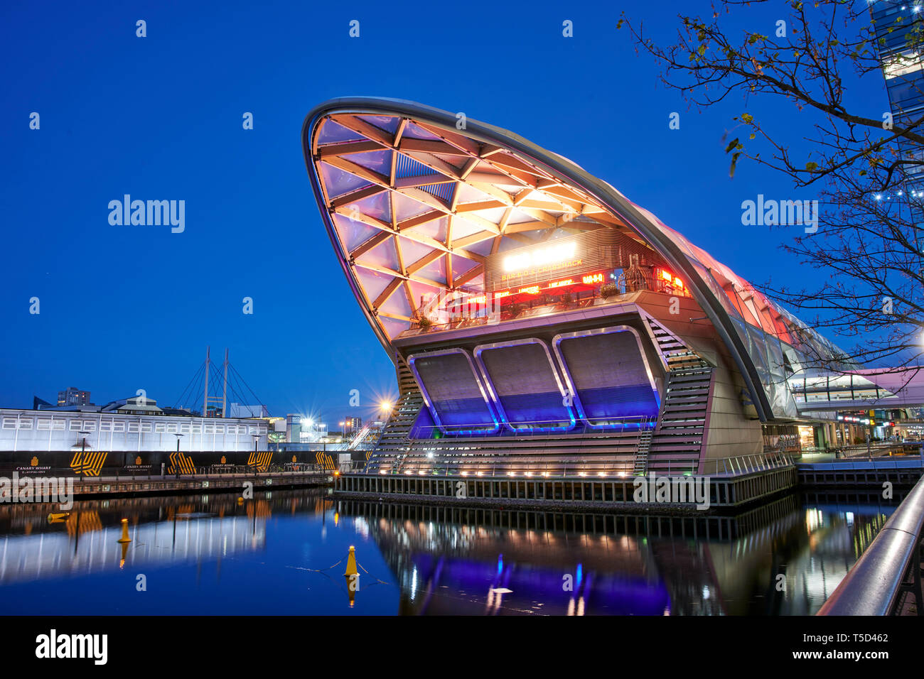 Big Easy Seafood Restaurant, Canary Wharf, London Stockfoto