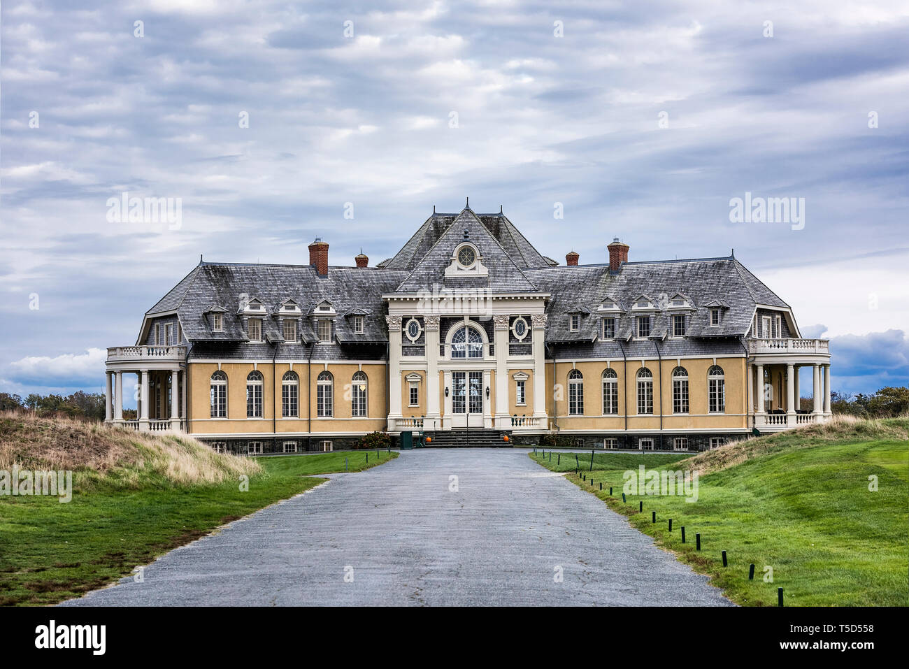 Newport Country Club Klubhaus, Rhode Island, USA. Stockfoto