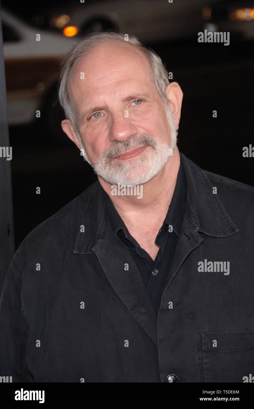 LOS ANGELES, Ca. September 06, 2006: Regisseur BRIAN DE PALMA am Los Angeles Premiere seines Films "Die schwarze Dahlie". © 2006 Paul Smith/Featureflash Stockfoto