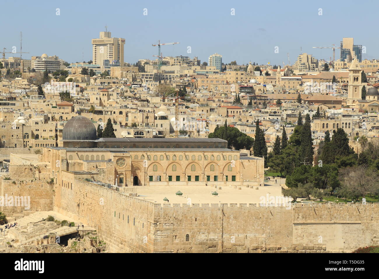 Al Aqsa Moschee in Jerusalem. Stockfoto