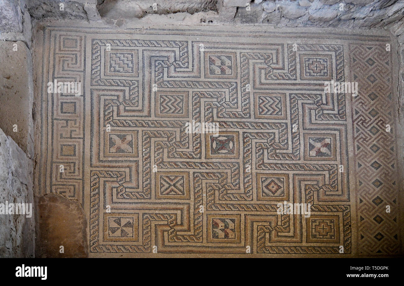 Sobesos antike Stadt und Römische Bäder, Kappadokien, Türkei Stockfoto