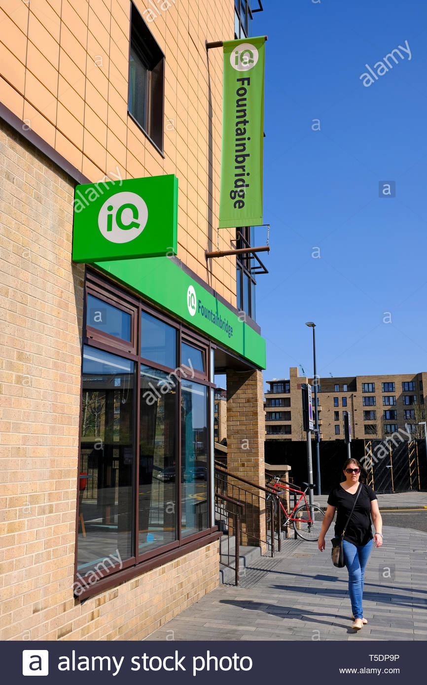 IQ Studentenwohnheim an Fountainbridge Edinburgh, Schottland Stockfoto