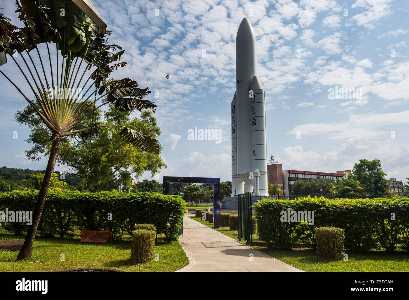 Europäische Raumfahrtzentrum Kourou, Französisch-Guayana Stockfoto