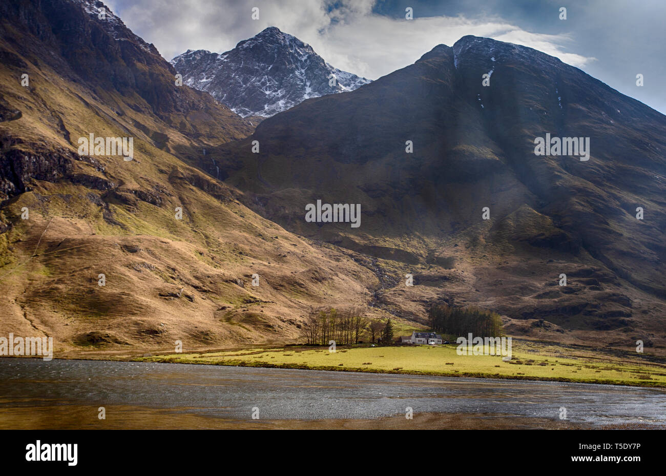 Die Berge von Glen Coe, Scottish Highlands Stockfoto