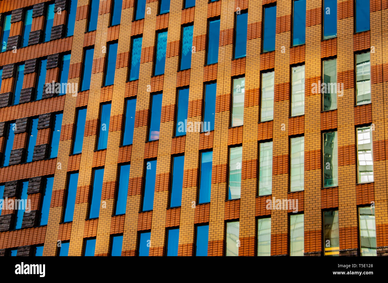 Moderne Architektur an der Zuidas nahe Amsterdam City Centre Stockfoto