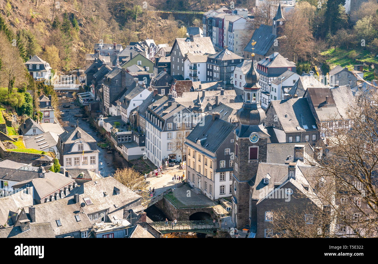 Monschau, Deutschland Stockfoto