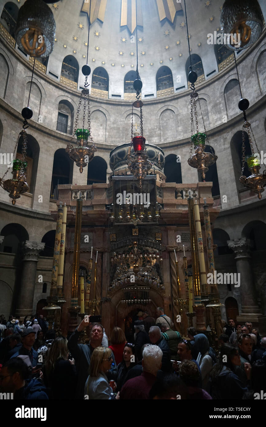 ISRAEL JERUSALEM HEILIGE GRAB KIRCHEÉGLISE DU STSÉPULCRE JÉRUSALEM KIRCHE DER AUFERSTEHUNG