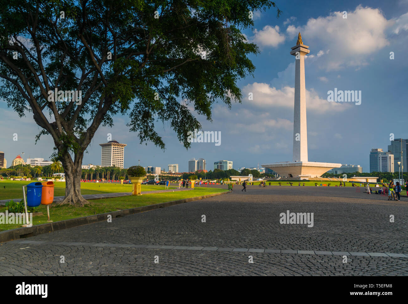 Eine Scheibe der bessere Ort zum Urlaub in Jakarta Stockfoto