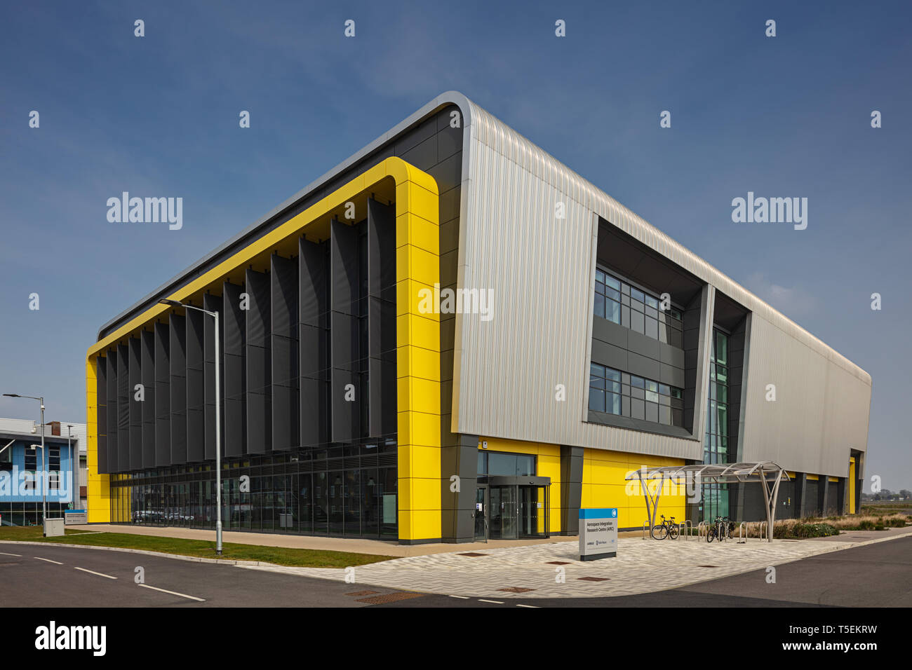 Luft- und Raumfahrt Integration Research Center Gebäude an der Cranfield University in Bedfordshire Stockfoto