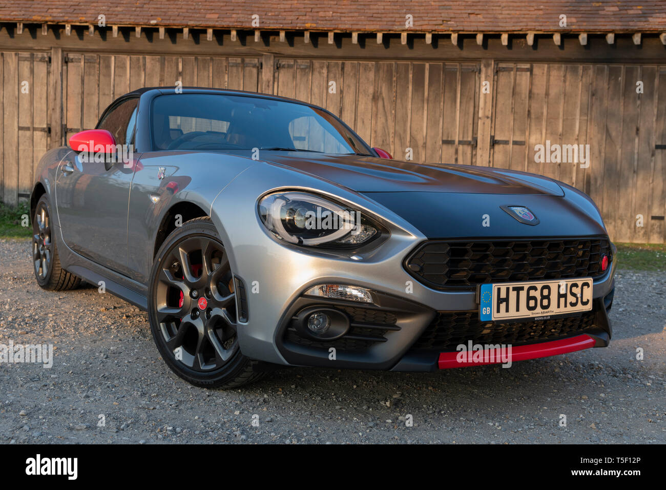 2018 Fiat 124 Abarth Spider Stockfoto