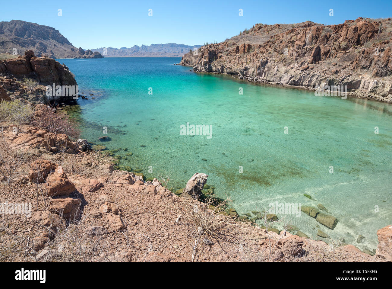 Honeymoon Cove, Bucht von Loreto Nationalpark, Baja California Sur, Mexiko. d Stockfoto