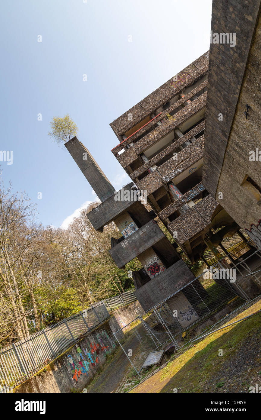 St. Peter's Seminar in Cardross ist ein stillgelegtes Priesterseminar der Erzdiözese Glasgow besessen. Die Kategorie eines denkmalgeschützten Gebäudes, in den späten 1980er Jahren geschlossen s Stockfoto