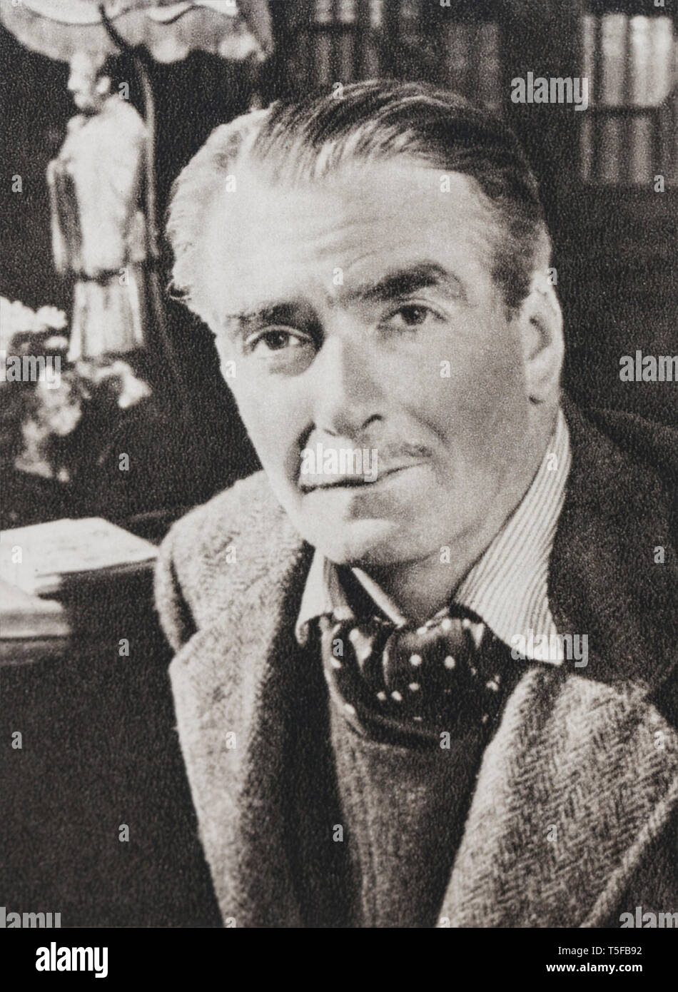 Porträt von Robert Anthony Eden, 1. Earl of Avon, (1897 - 1977) war ein britischer konservativer Politiker, drei Perioden diente als Außenminister ein Stockfoto