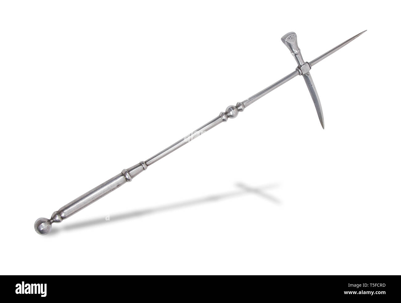 Das 16. Jahrhundert geschmiedete Italienischen Krieg Hammer. Stockfoto