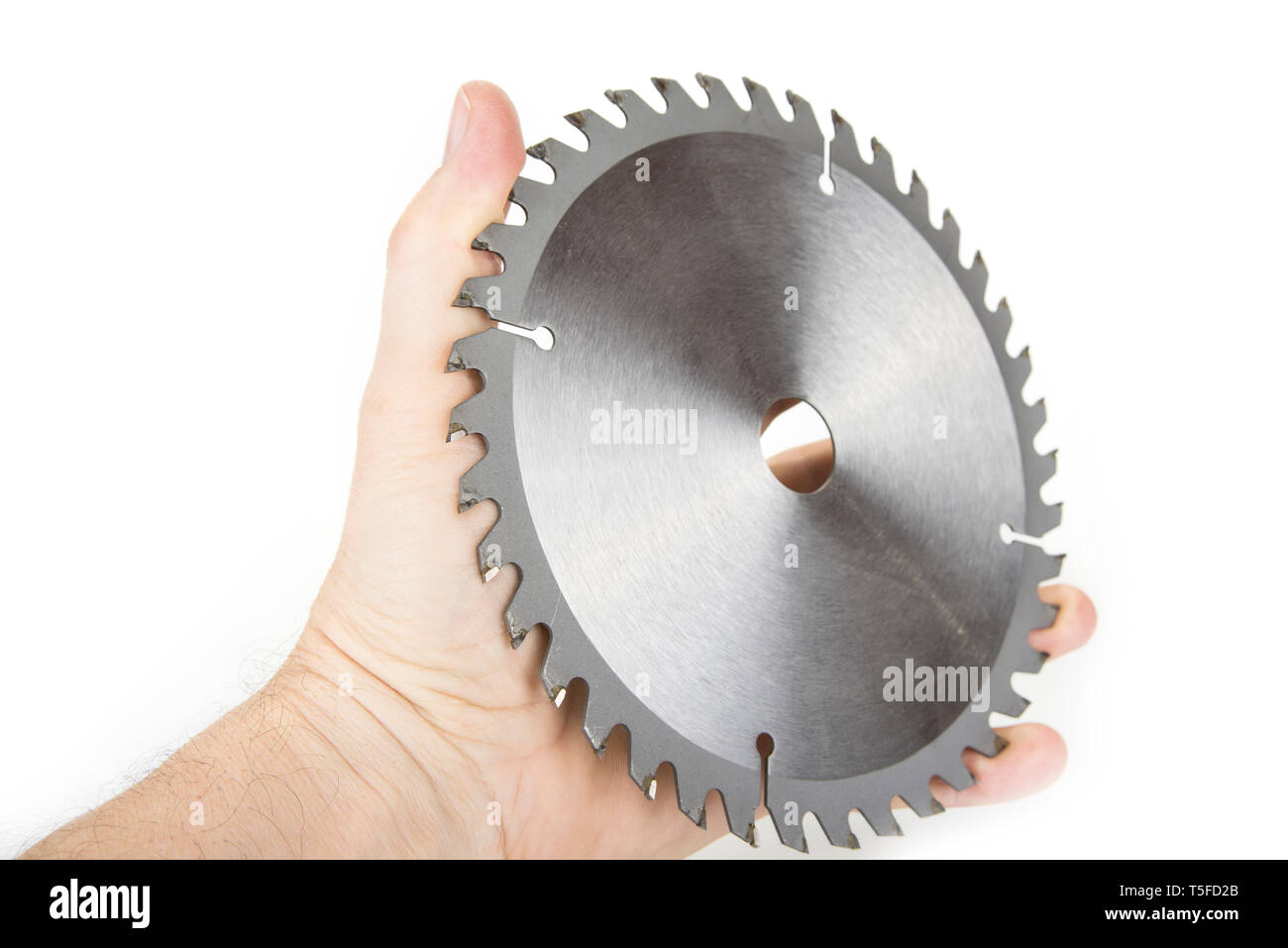 Neuen Kreissägeblätter für Holz oder Kunststoff Stockfoto