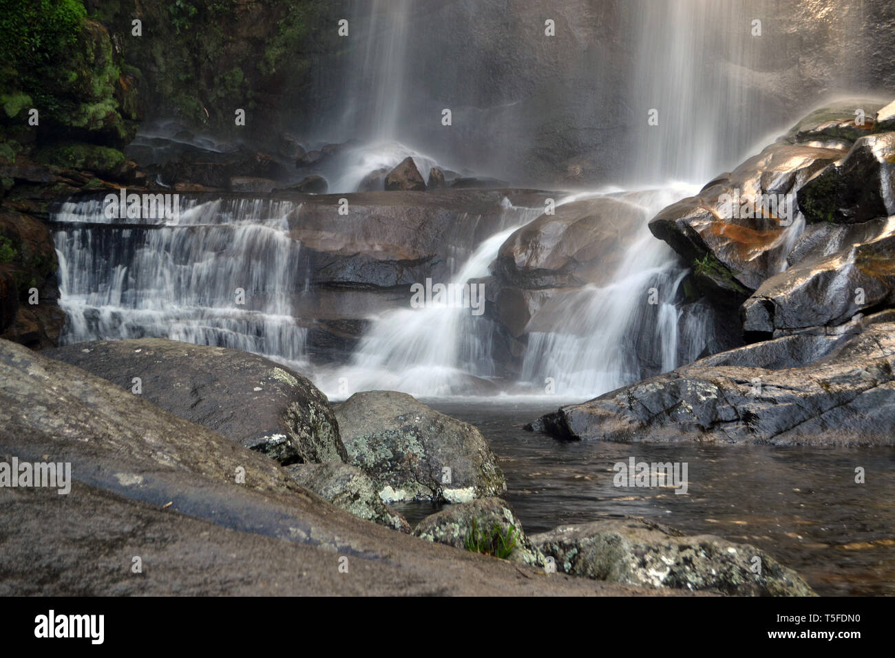 Tropischen Wasserfall namens Macumba Wasserfall Stockfoto