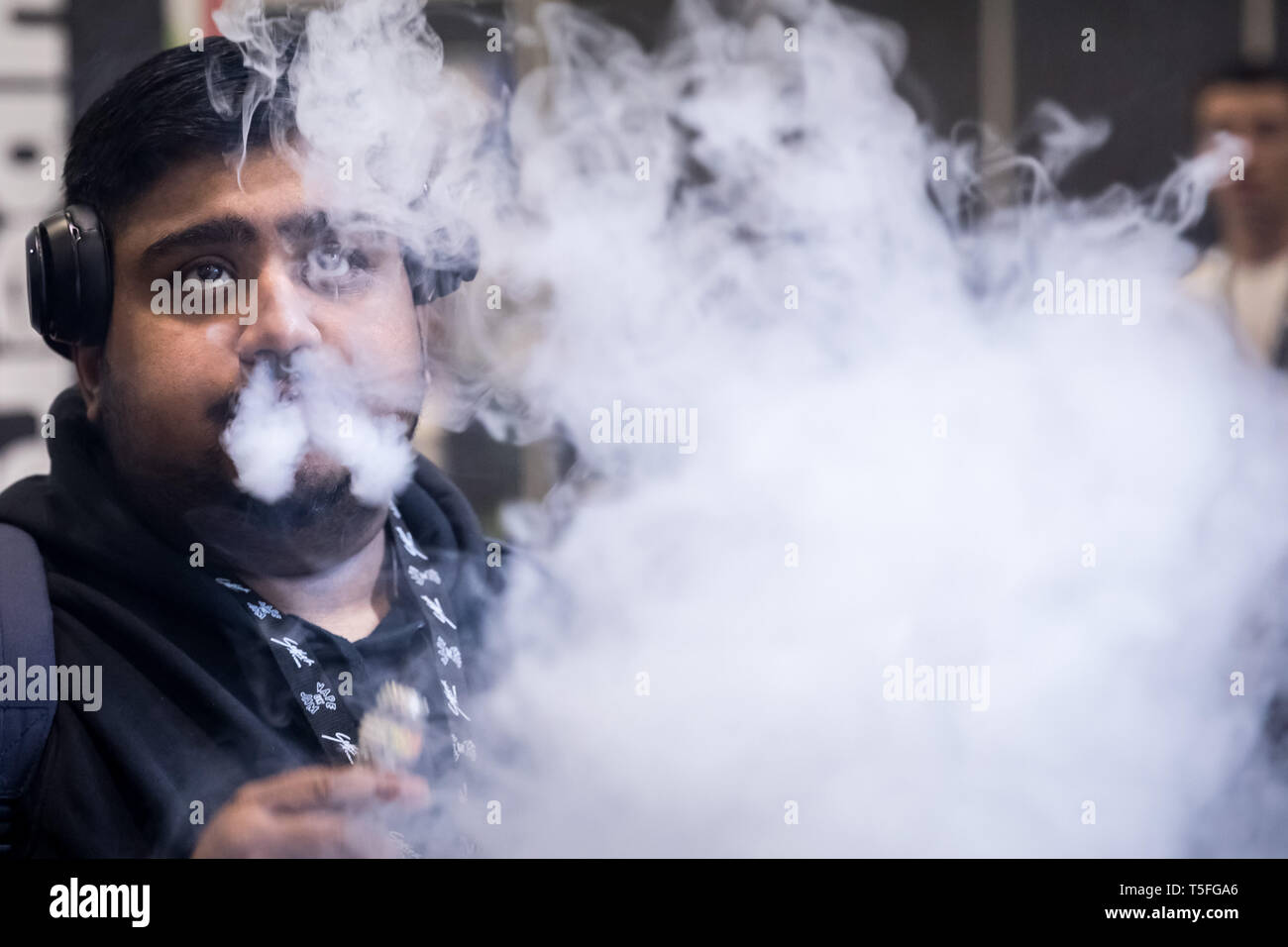 Vape Jam UK Übereinkommen bei ExCeL London, Großbritannien Stockfoto