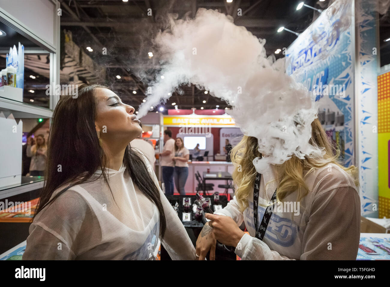 Vape Jam UK Übereinkommen bei ExCeL London, Großbritannien Stockfoto