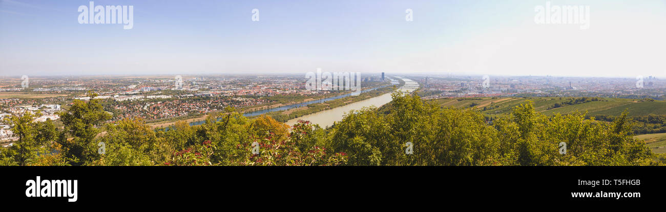 Österreich, Wien, Blick vom Kahlenberg Stockfoto