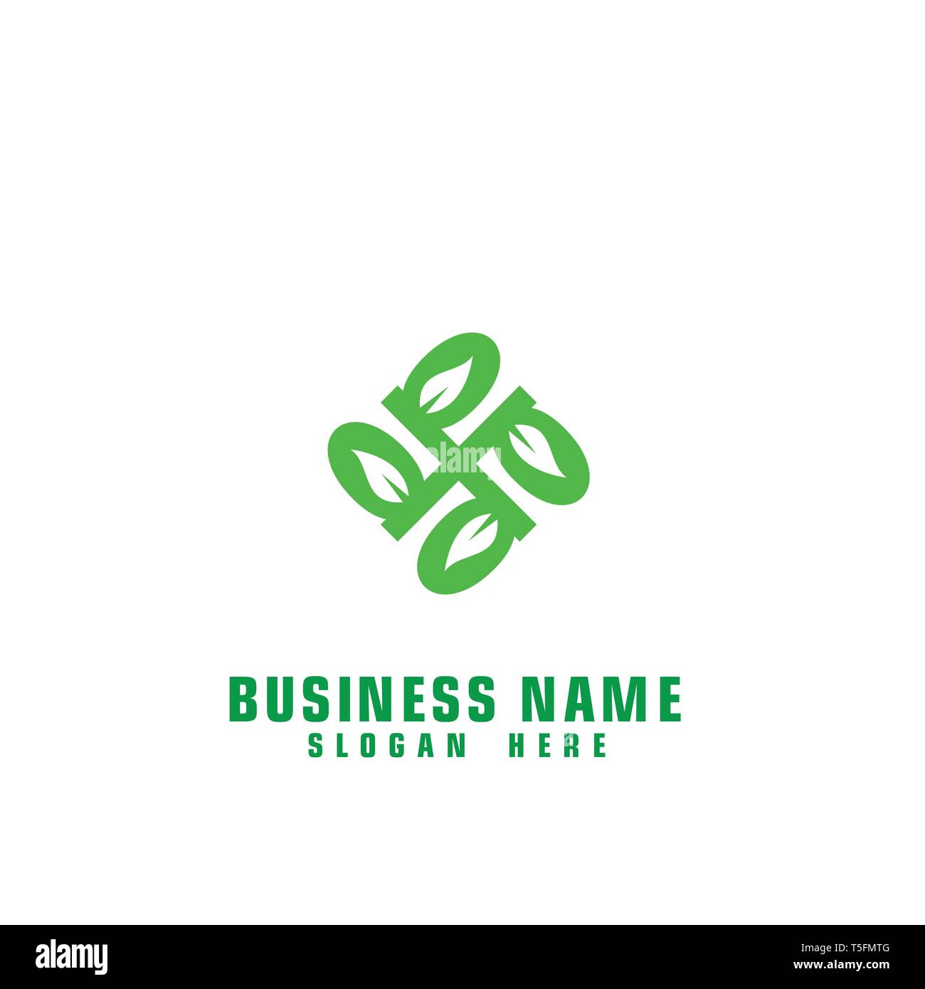 Buchstabe P, Leaf logo Vorlage. Vektor icon. Stock Vektor