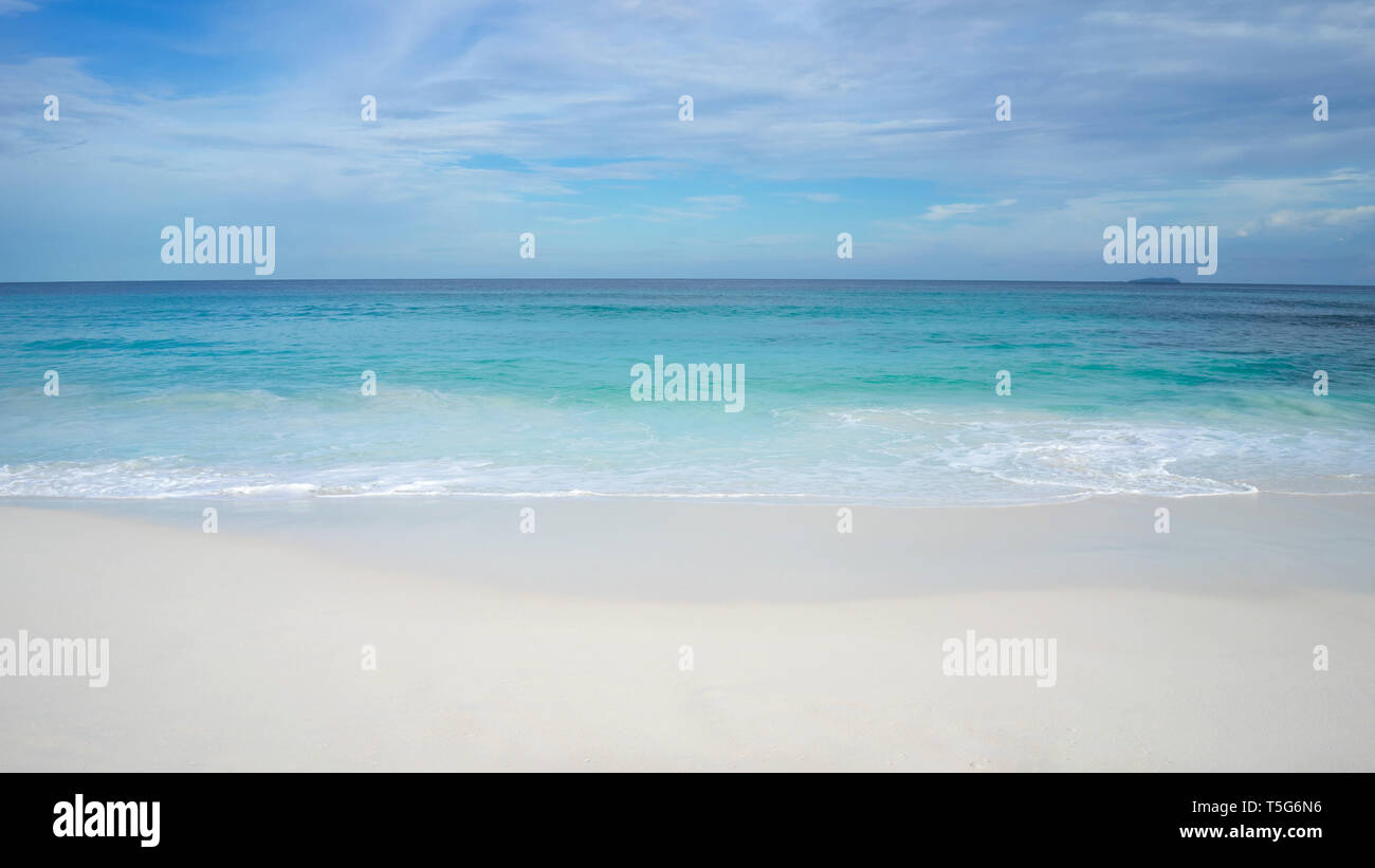 Unbevölkerten Strand Grande Anse auf La Digue, Seychellen Stockfoto