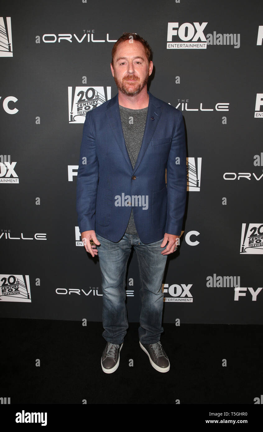 Los Angeles, Ca, USA. 24 Apr, 2019. Scott Grimes, kommt an der FYC special Event für die FOX-Serie "Die Orville', am Pickford Center für Motion Picture Studie in Hollywood Kalifornien am April 24, 2019 Credit: Faye Sadou/MediaPunch/Alamy leben Nachrichten Stockfoto