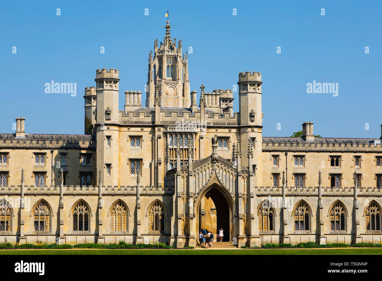 St John's College auf dem Fluss Cam, Cambridge, Cambridgeshire, England Stockfoto