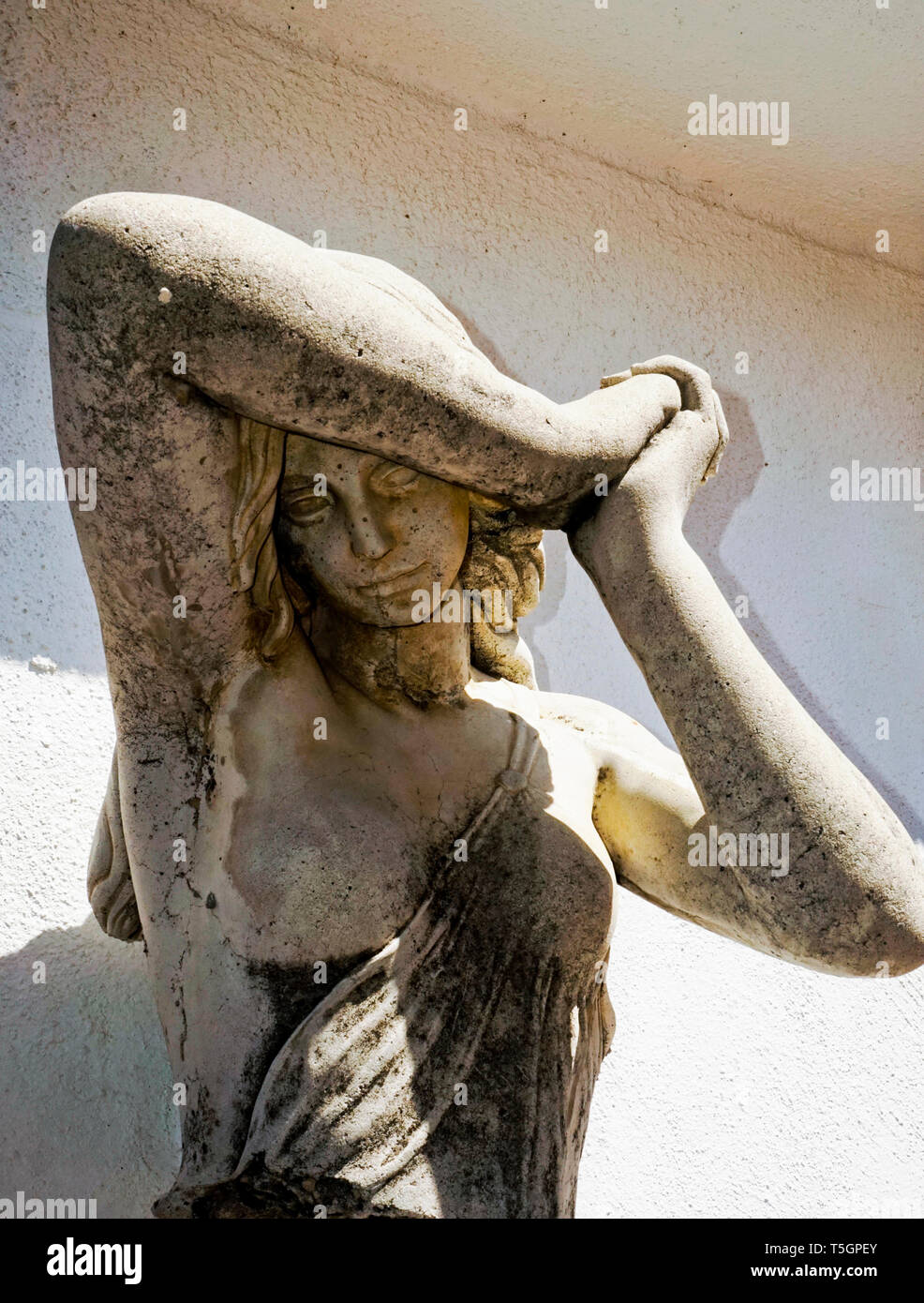 Statue Frau Stockfoto