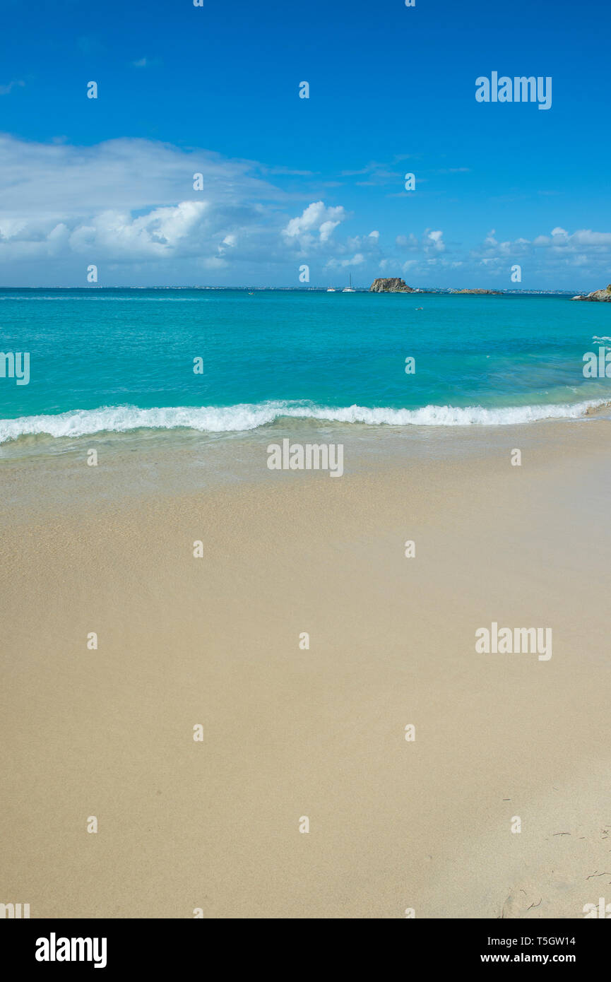 Karibik, Antillen, Sint Maarten, Friar's Bay, Übersee Frankreich Stockfoto