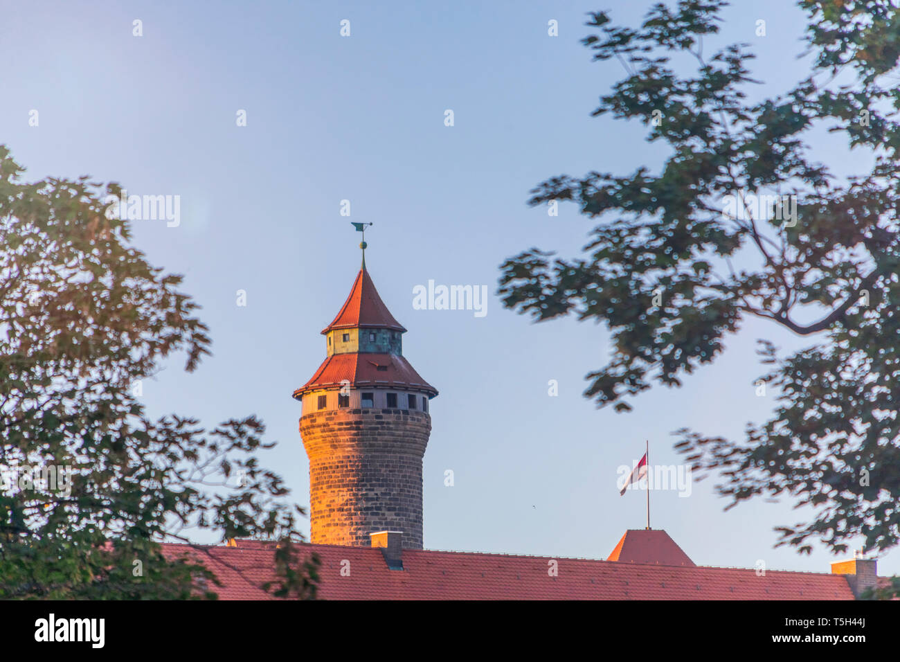 Deutschland, Nürnberg, Altstadt, Sinwellturm Stockfoto