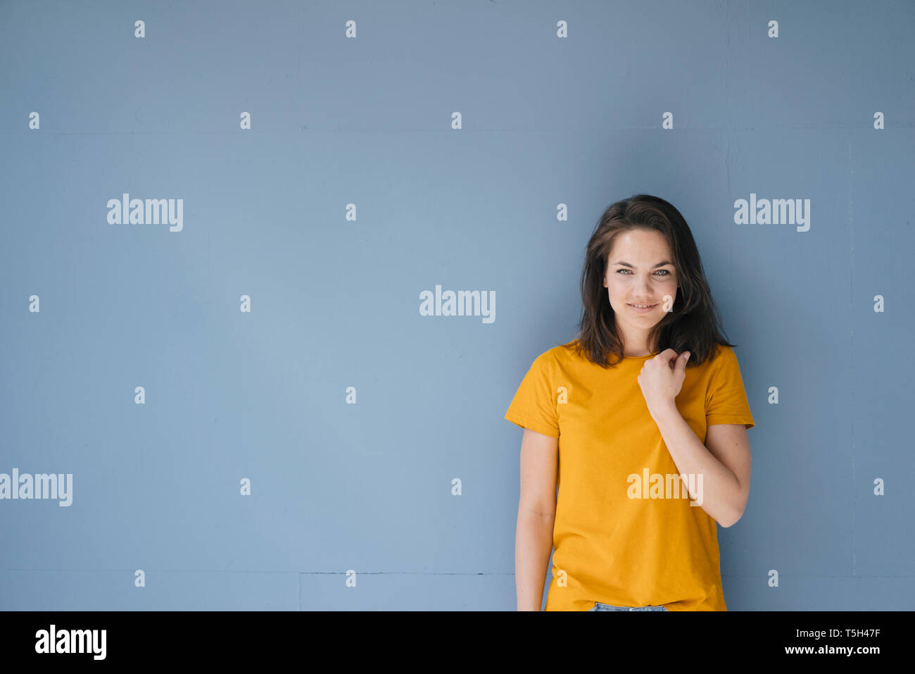 Porträt von einer hübschen Frau Stockfoto
