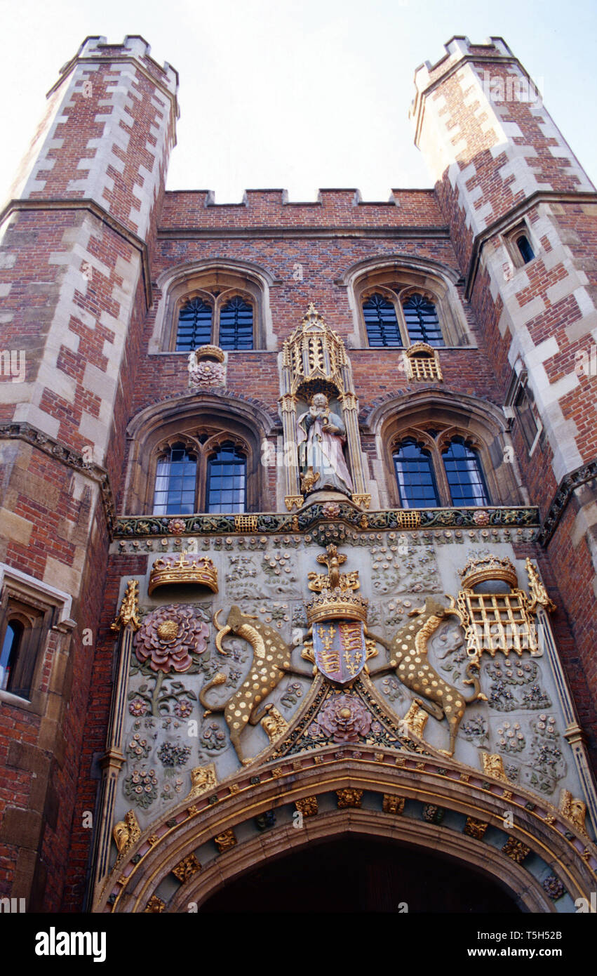 St. John's Chapel, Cambridge University, England Stockfoto