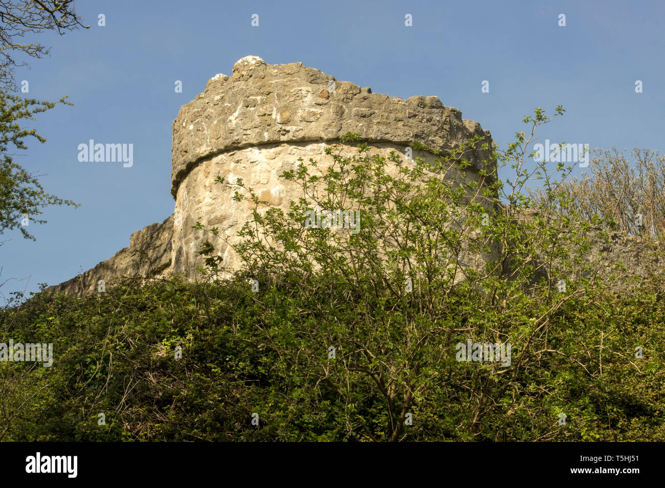 Ursprünglich ein Norman Fort, aber auch über die cenuries und vor kurzem restauriert. Stockfoto