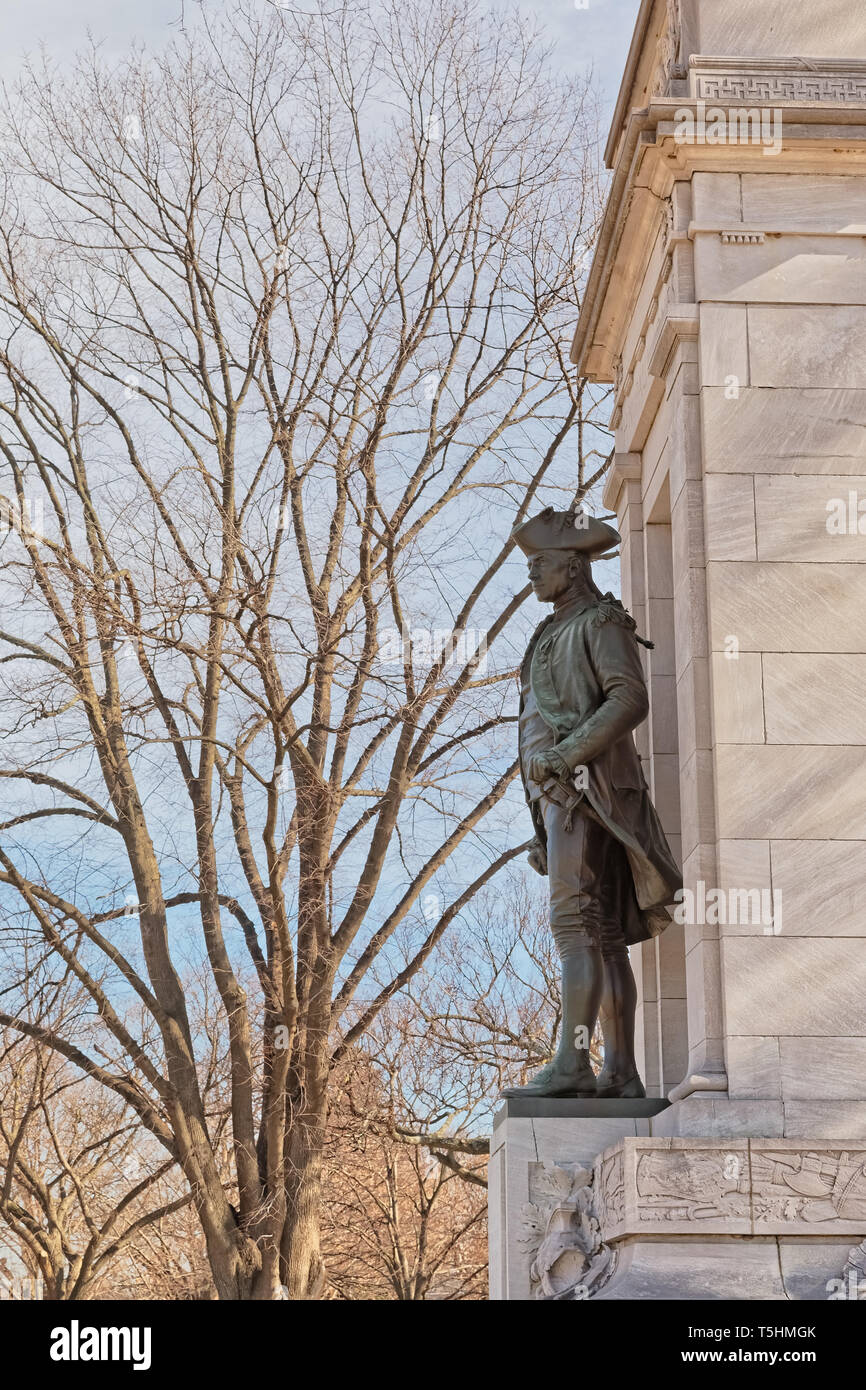 John Paul Jones Memorial in Washington DC Stockfoto