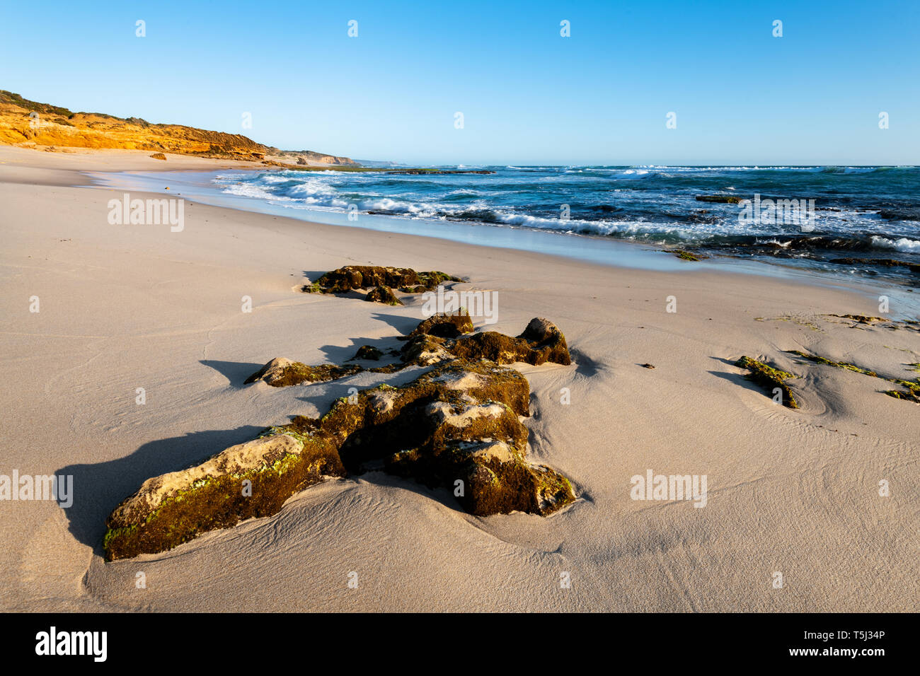 Ocean Beach Nr. 16 auf der Mornington Halbinsel. Stockfoto