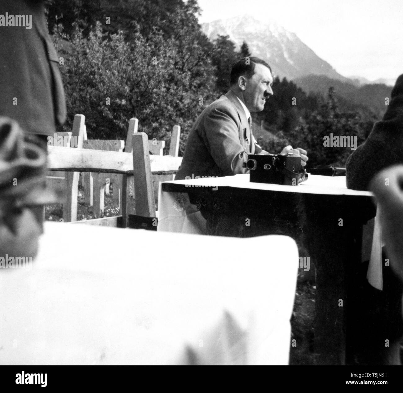 Eva Braun Collection (Album 3) - Adolf Hitler in den späten 1930er und frühen 1940er Jahre, Foto von Eva Braun genommen Stockfoto